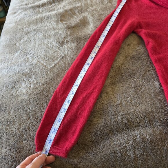 Charter Club 2-Ply 100% Cashmere Cowl Neck Red Sweater Size Medium Long Sleeve - Picture 14 of 14